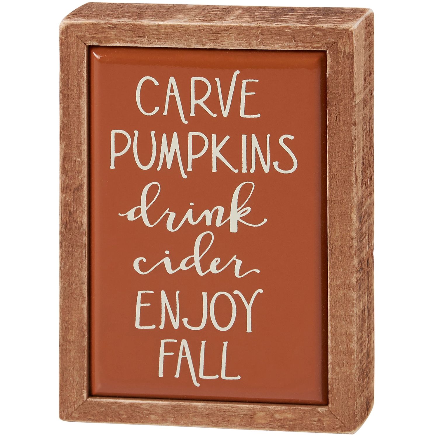 Mini Box Sign - Enjoy Fall