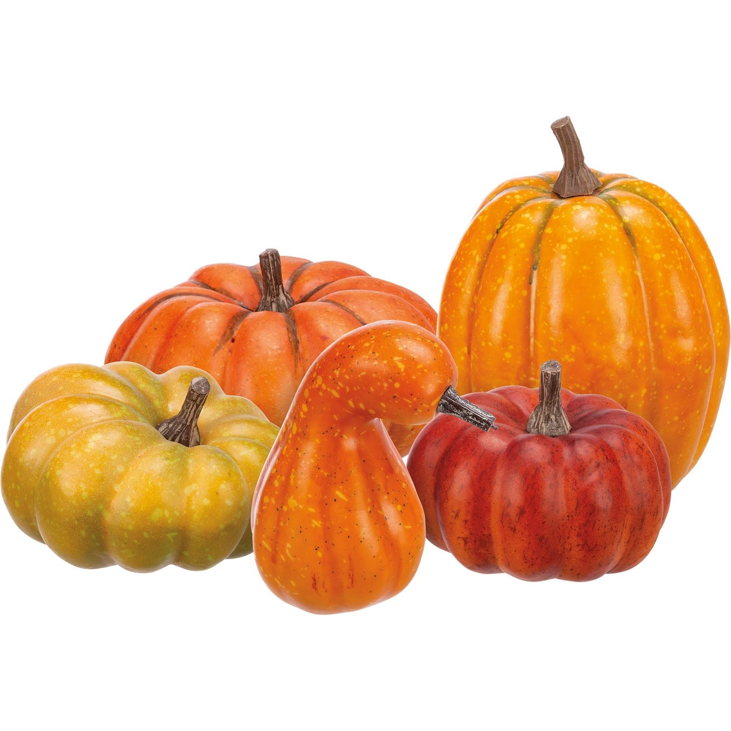 Orange Pumpkin Set Mix - Pumpkin Sizes Vary