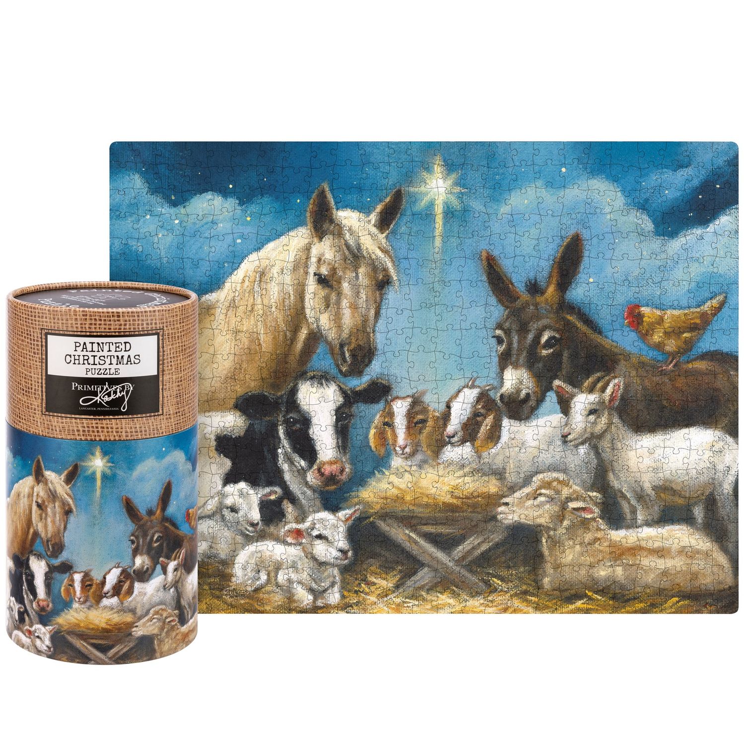 Nativity Puzzle 27" X 20" - 1000 Pieces