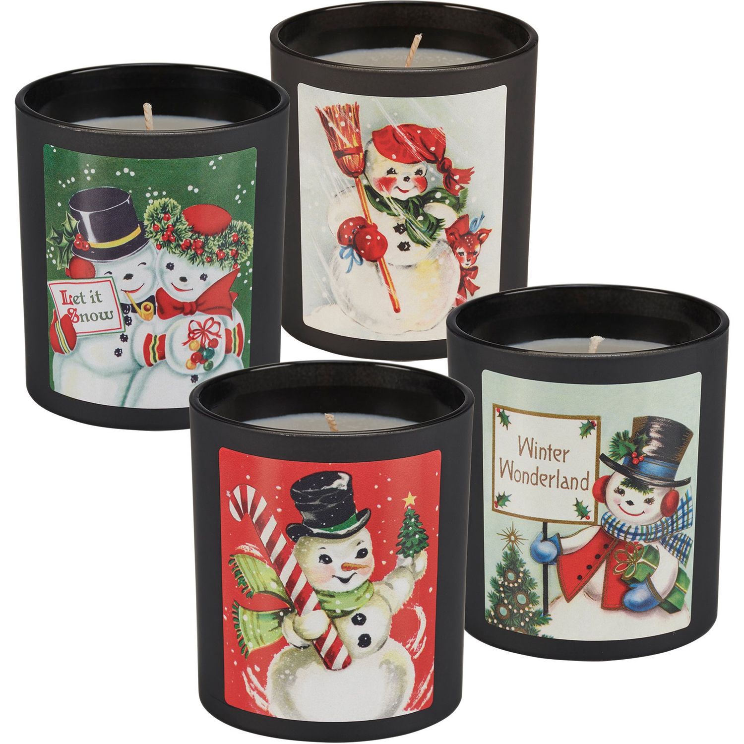 Snowy Friends Candle - Sugar Cookie Scented - 4 Styles