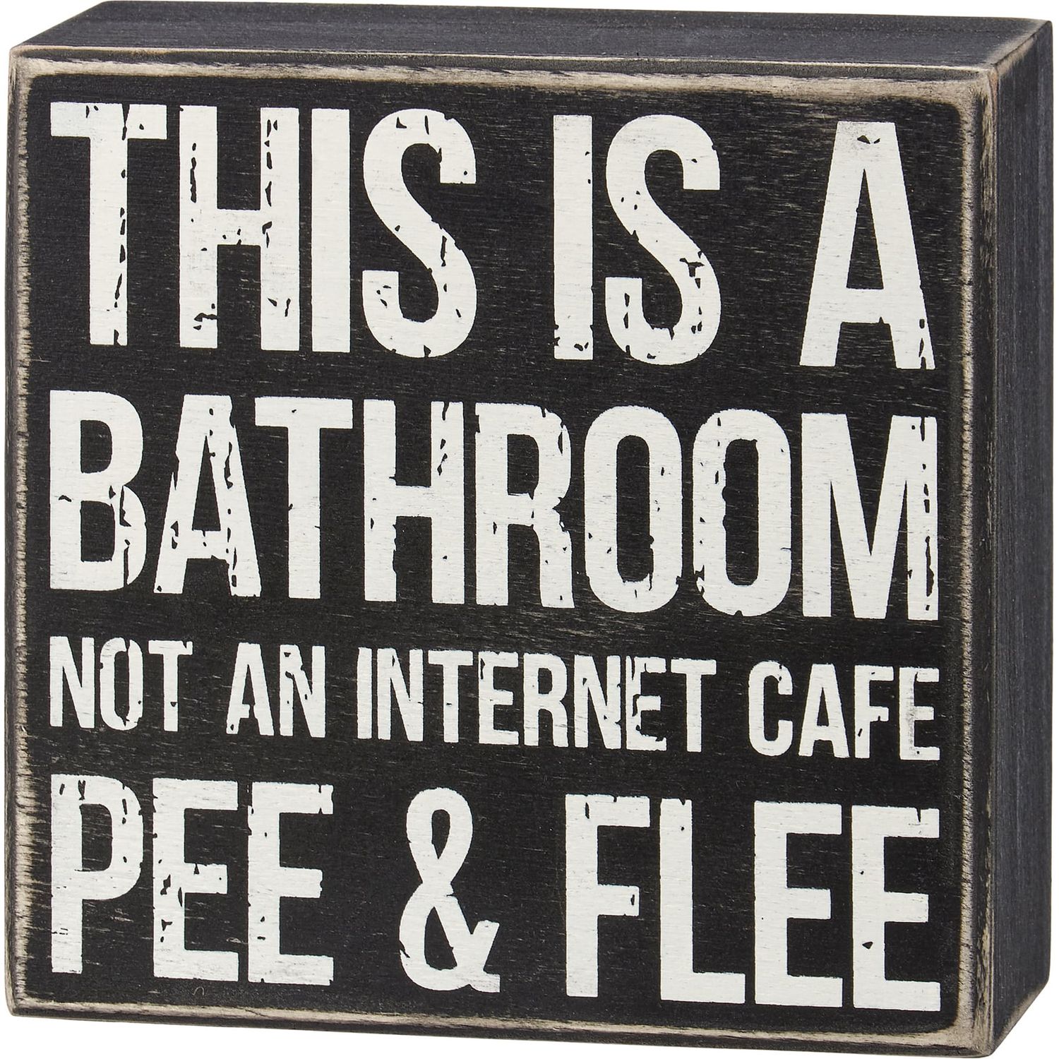 Box Sign - Not An Internet Cafe