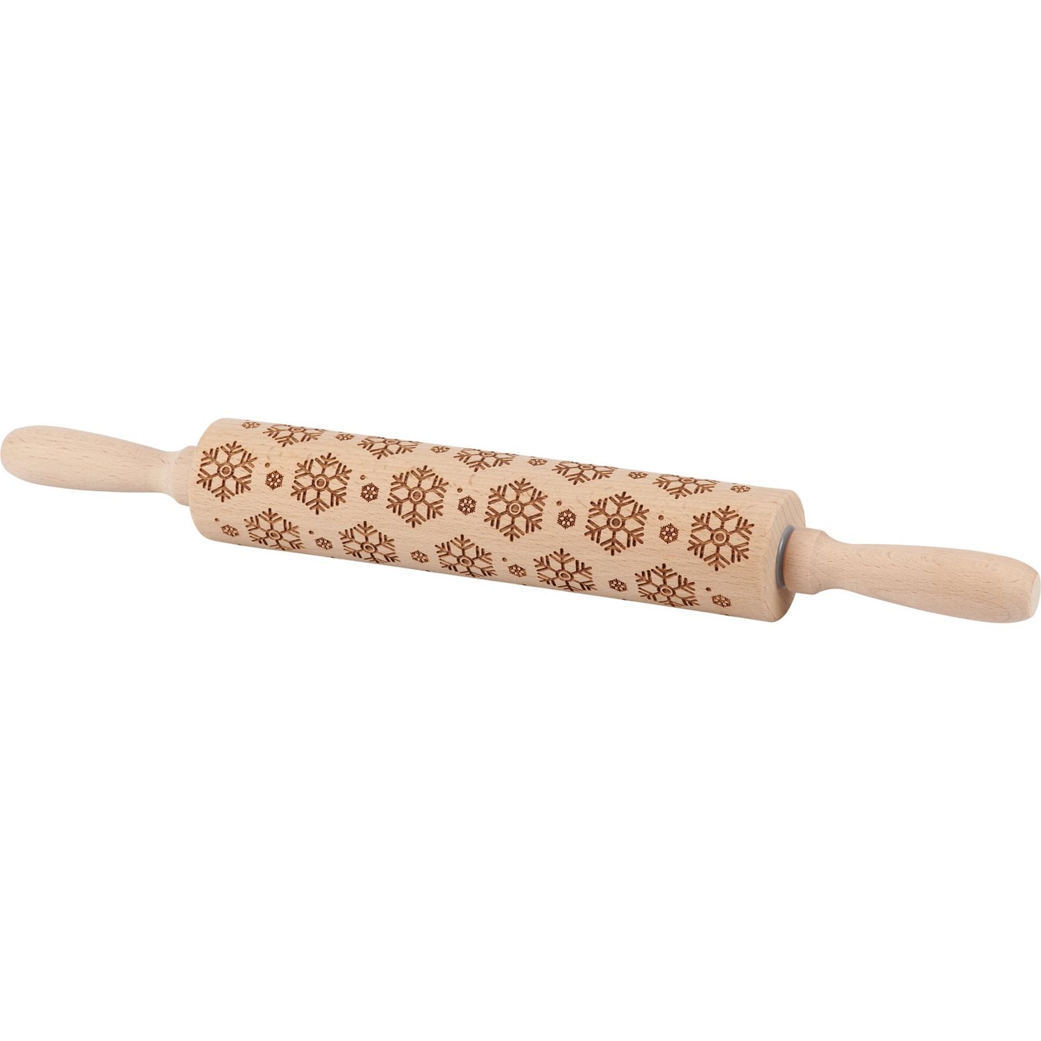 Rolling Pin - Snowflakes