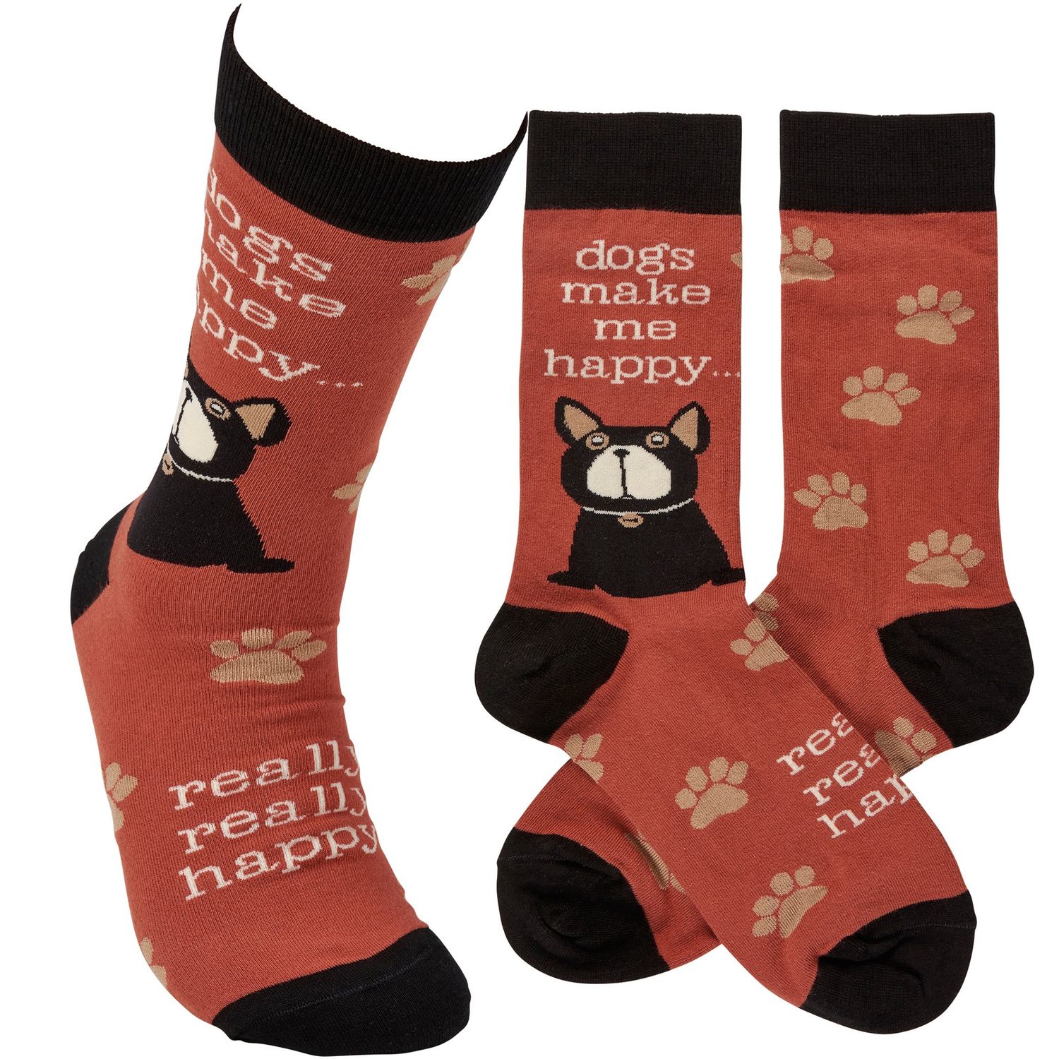 Socks - Dog Make Me Happy
