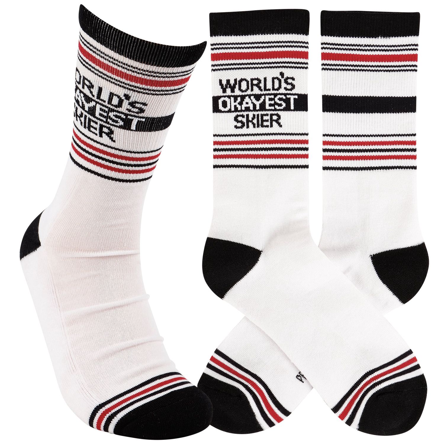 Christmas Socks - World's Okayest Skier