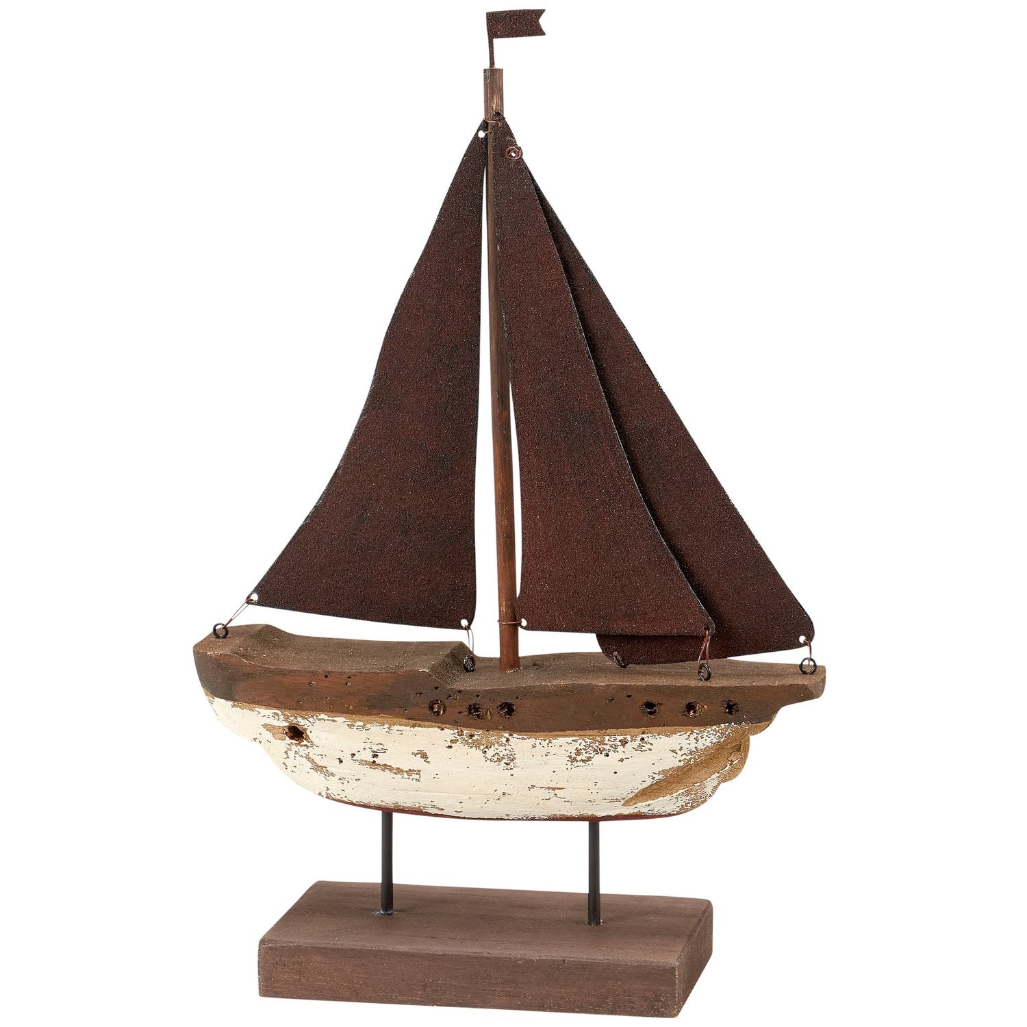 Primitive Schooner Sitter - 10" X 15"