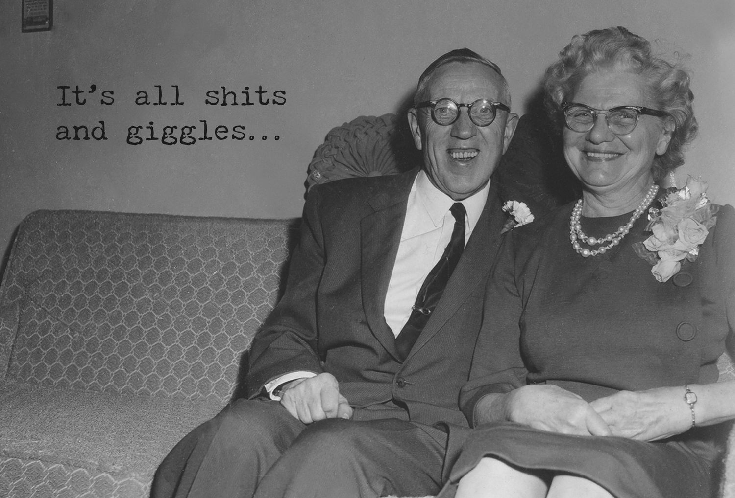 Greeting Card - It's All Shits And Giggles