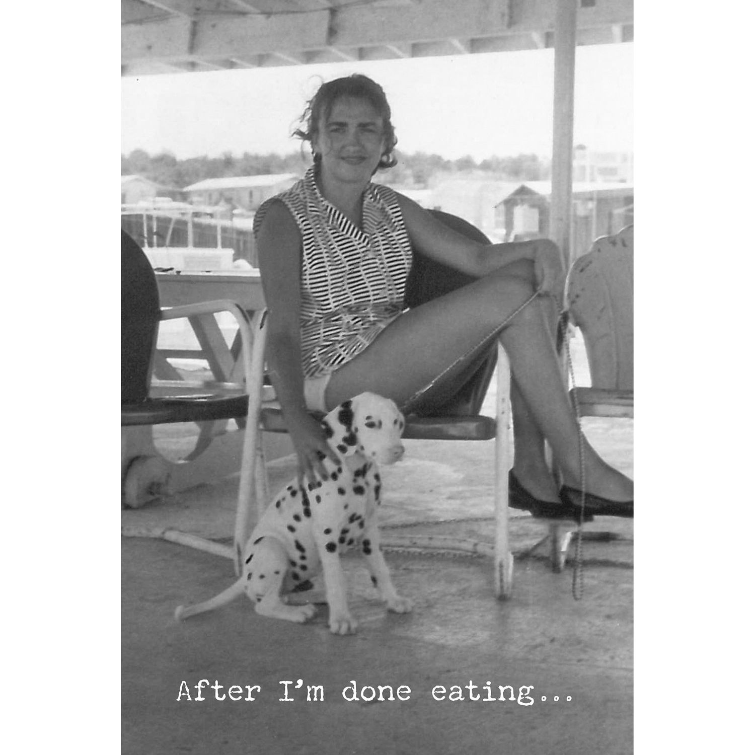 Greeting Card - Done Eating