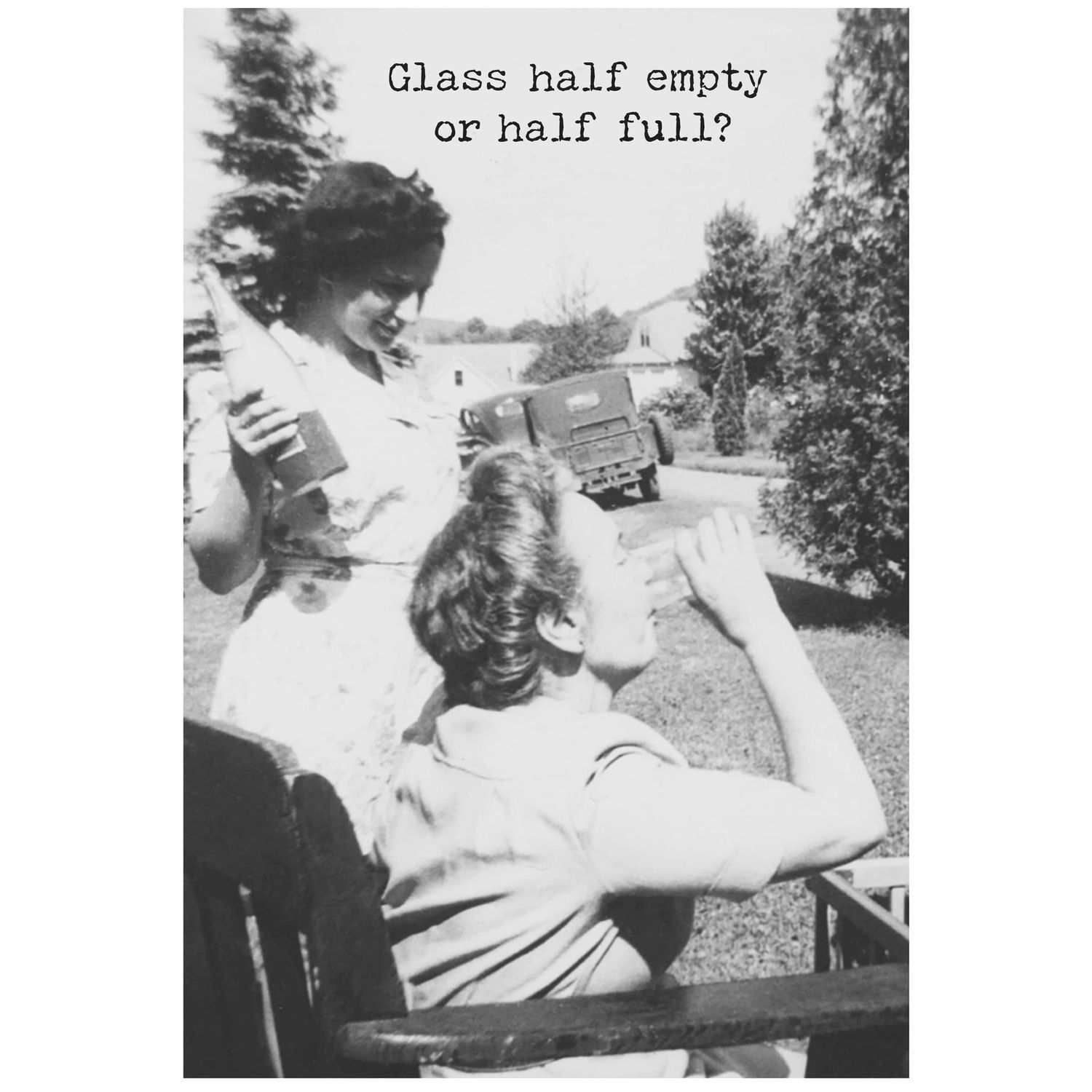 Greeting Card - The Glass