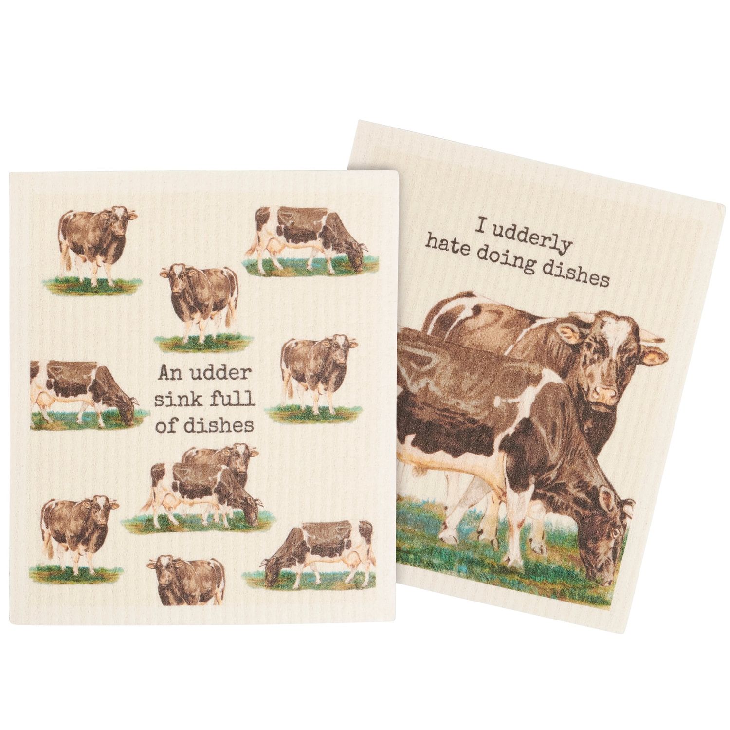 Swedish Dish Cloth Set - Udder