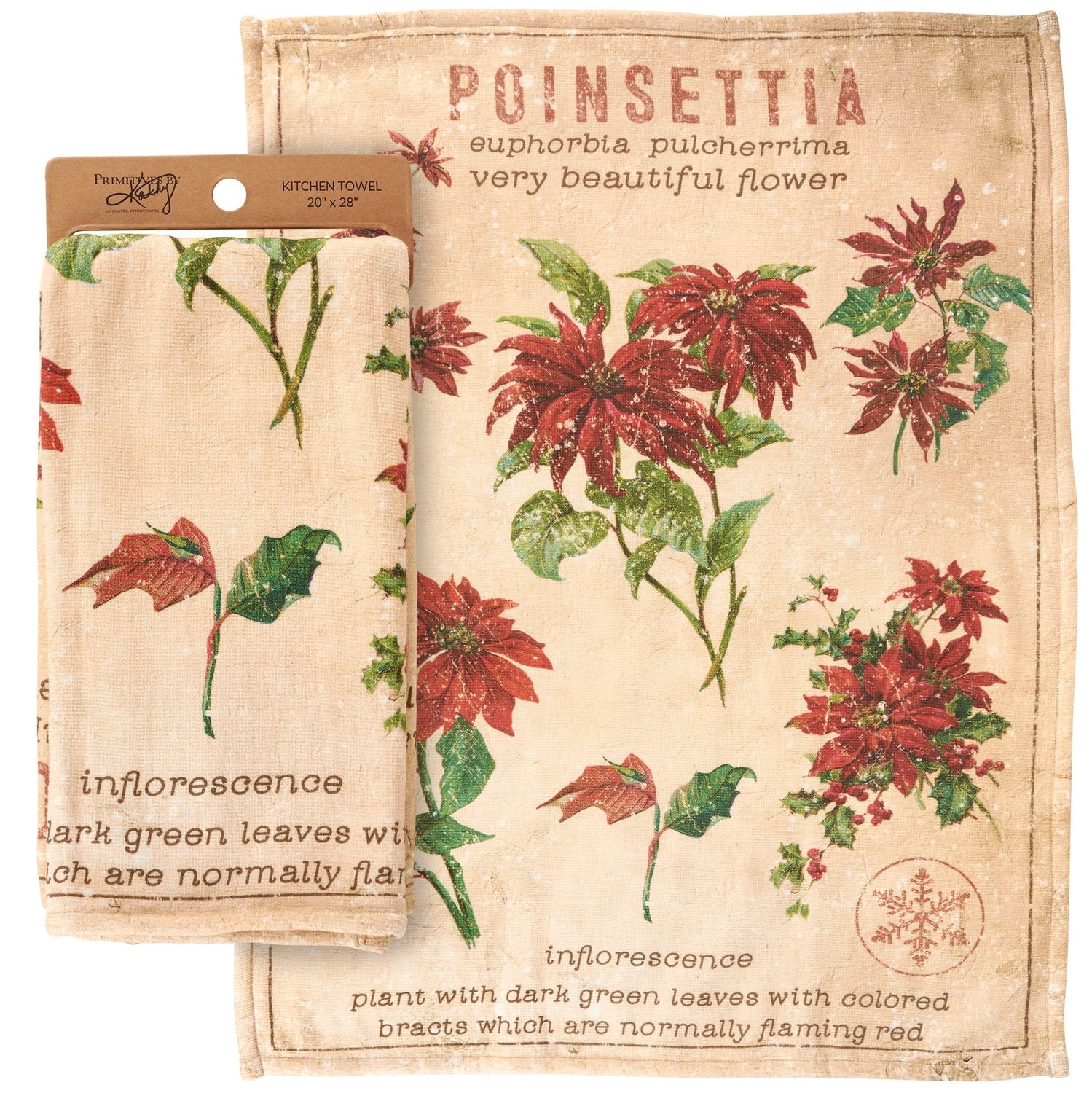 Kitchen Towel - Poinsettia
