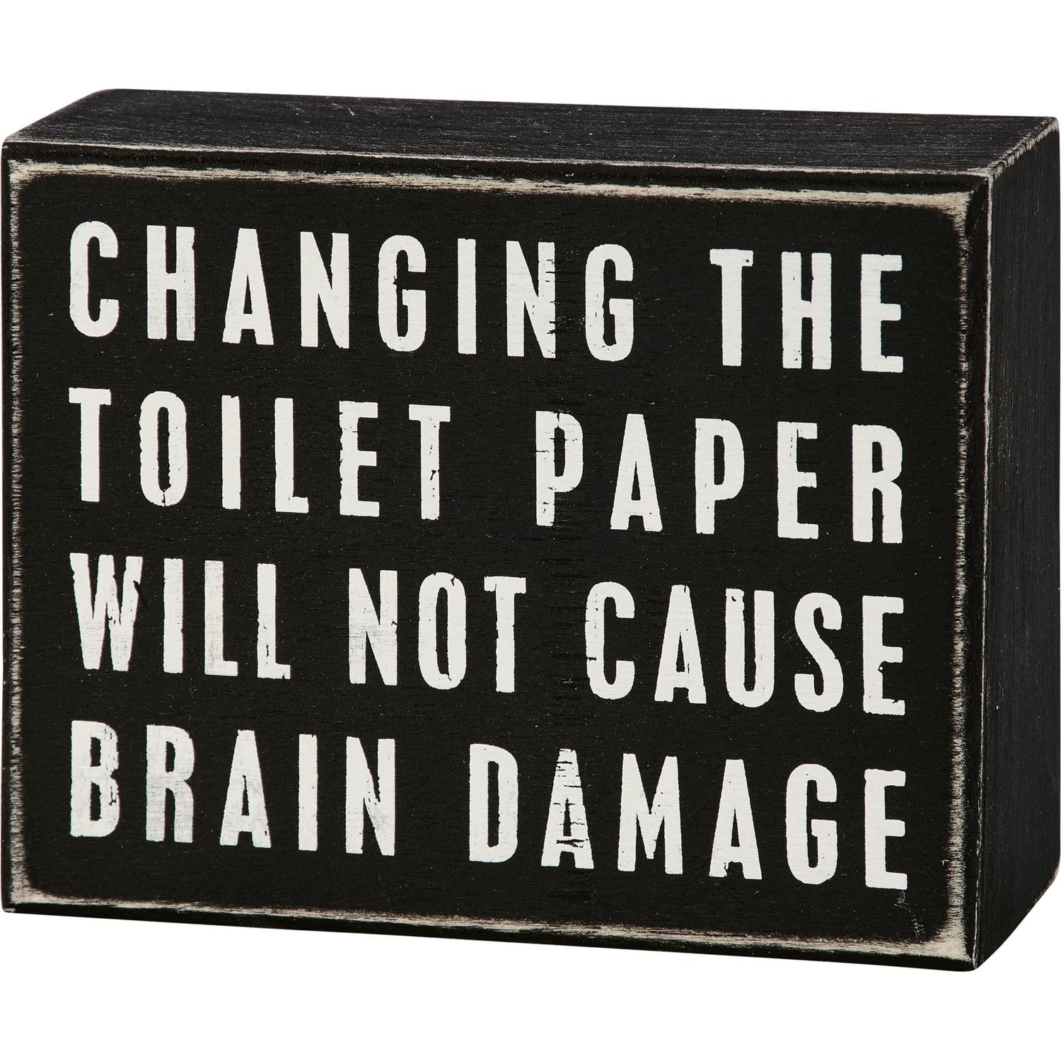 Box Sign - Toilet Paper - 5" X 4"