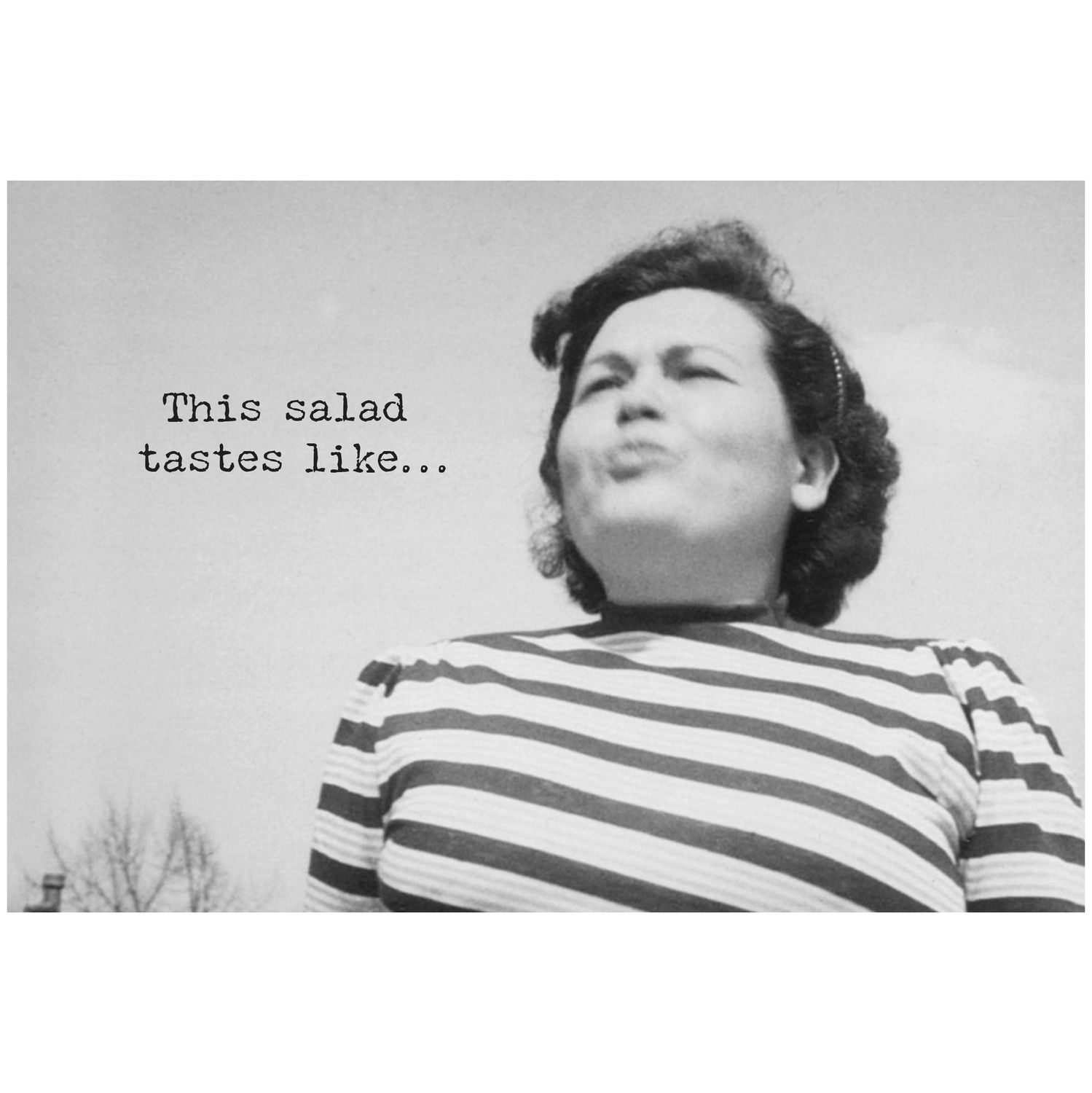 Greeting Card - Salad