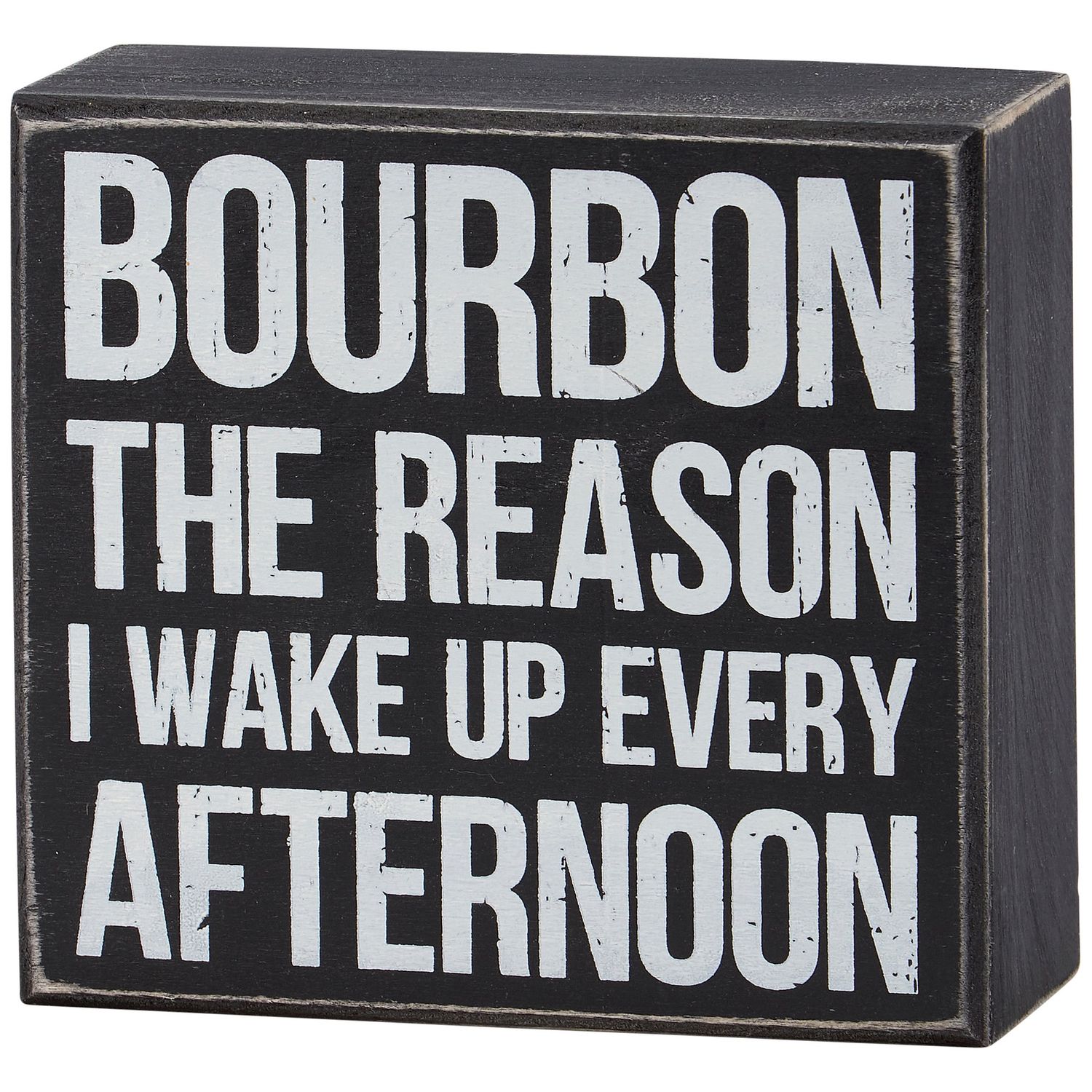 Box Sign - Every Afternoon - 5" X 5"