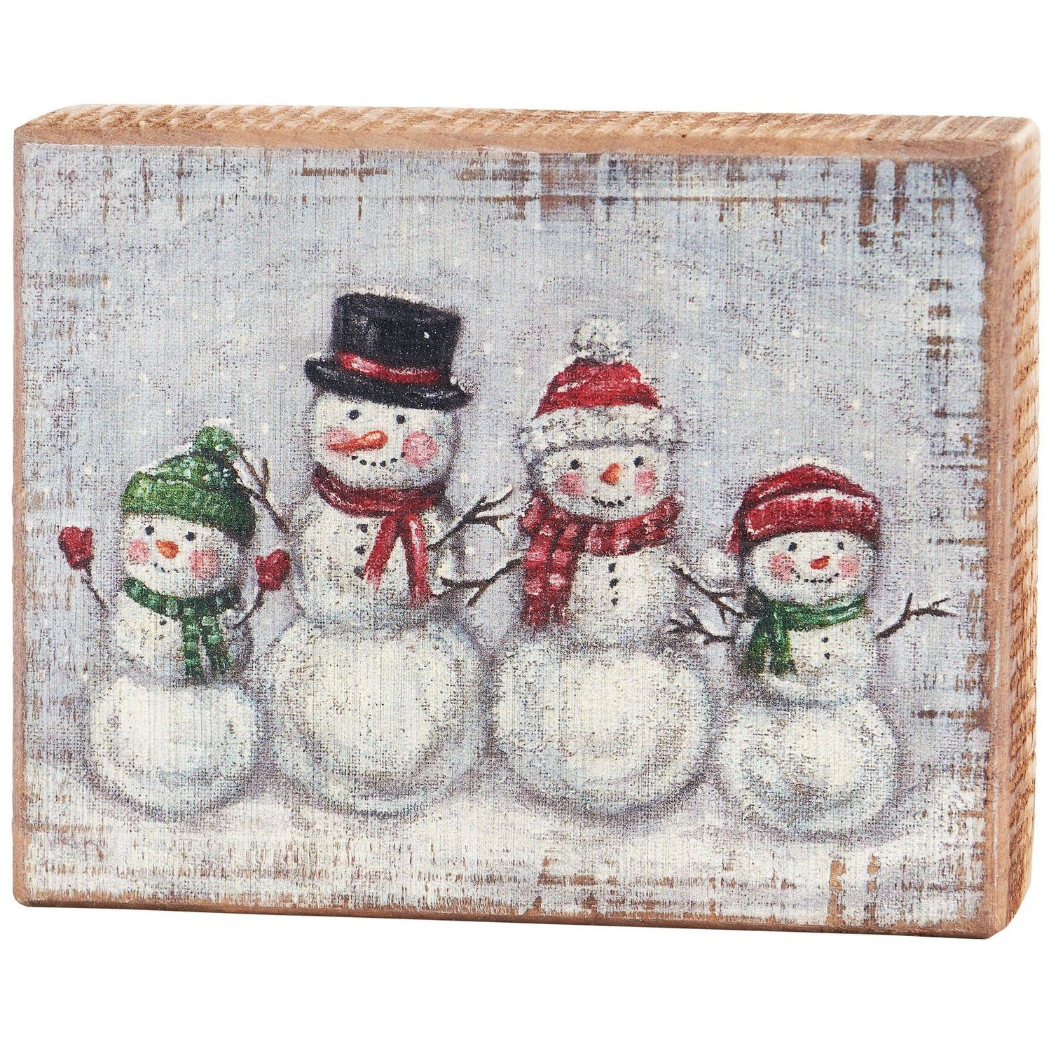 Block Sign - Snow Family