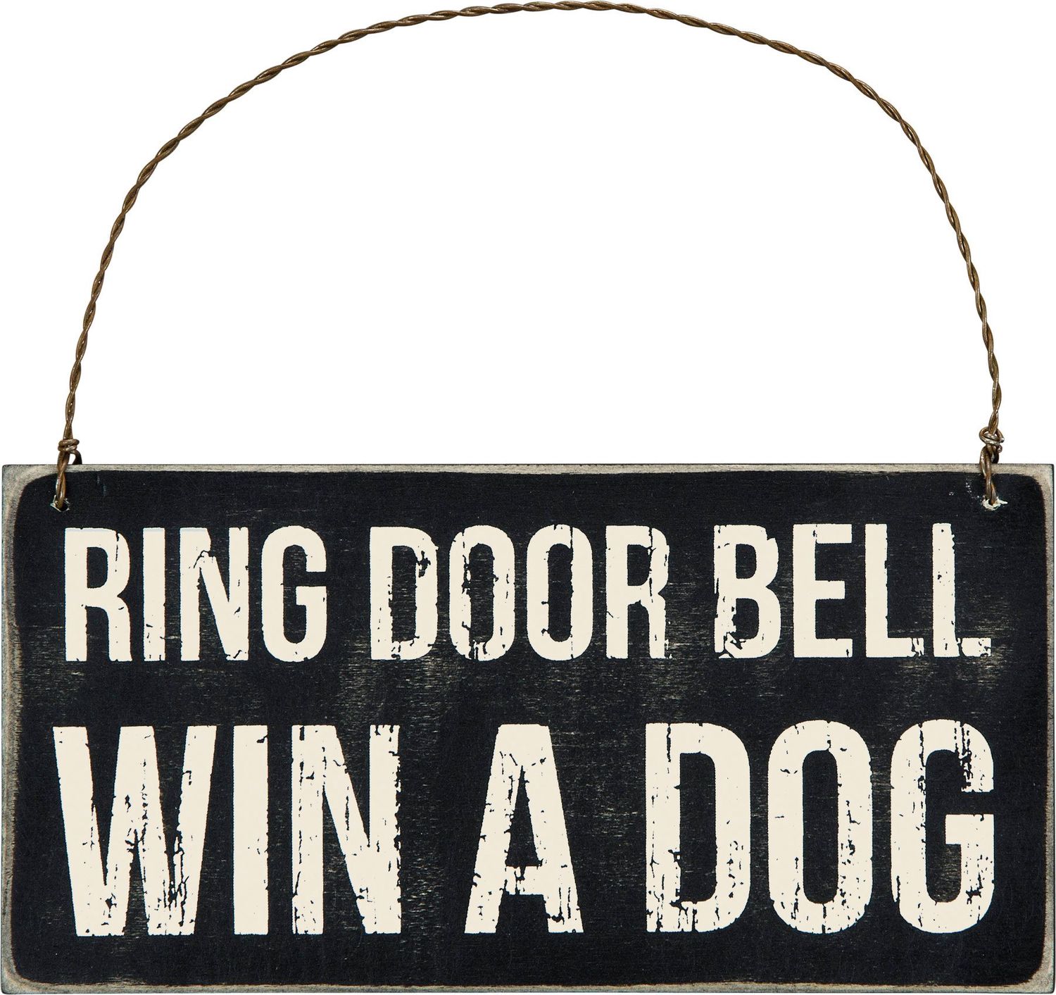 Ornament Sign - Win A Dog