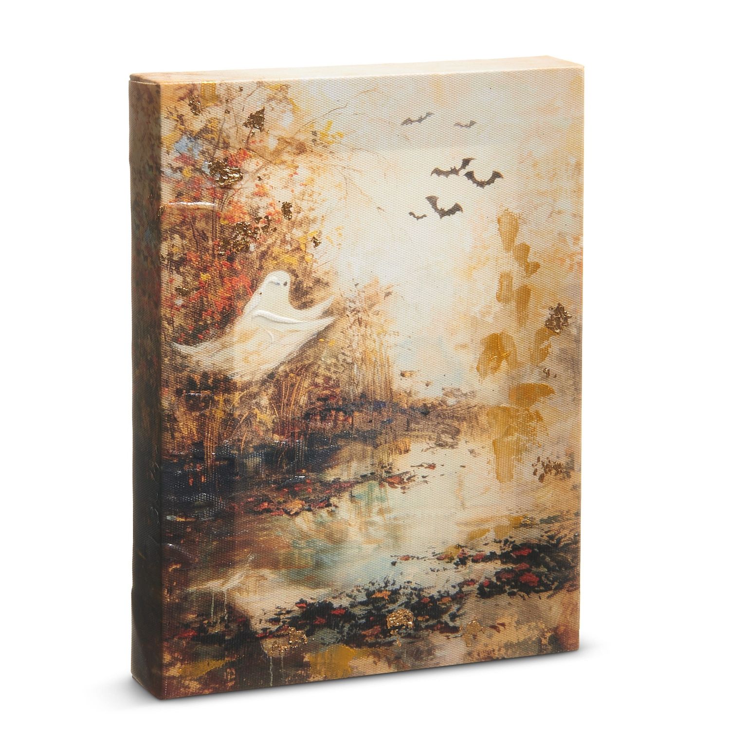Spooky Nights Ghosts Wall Art - 8"