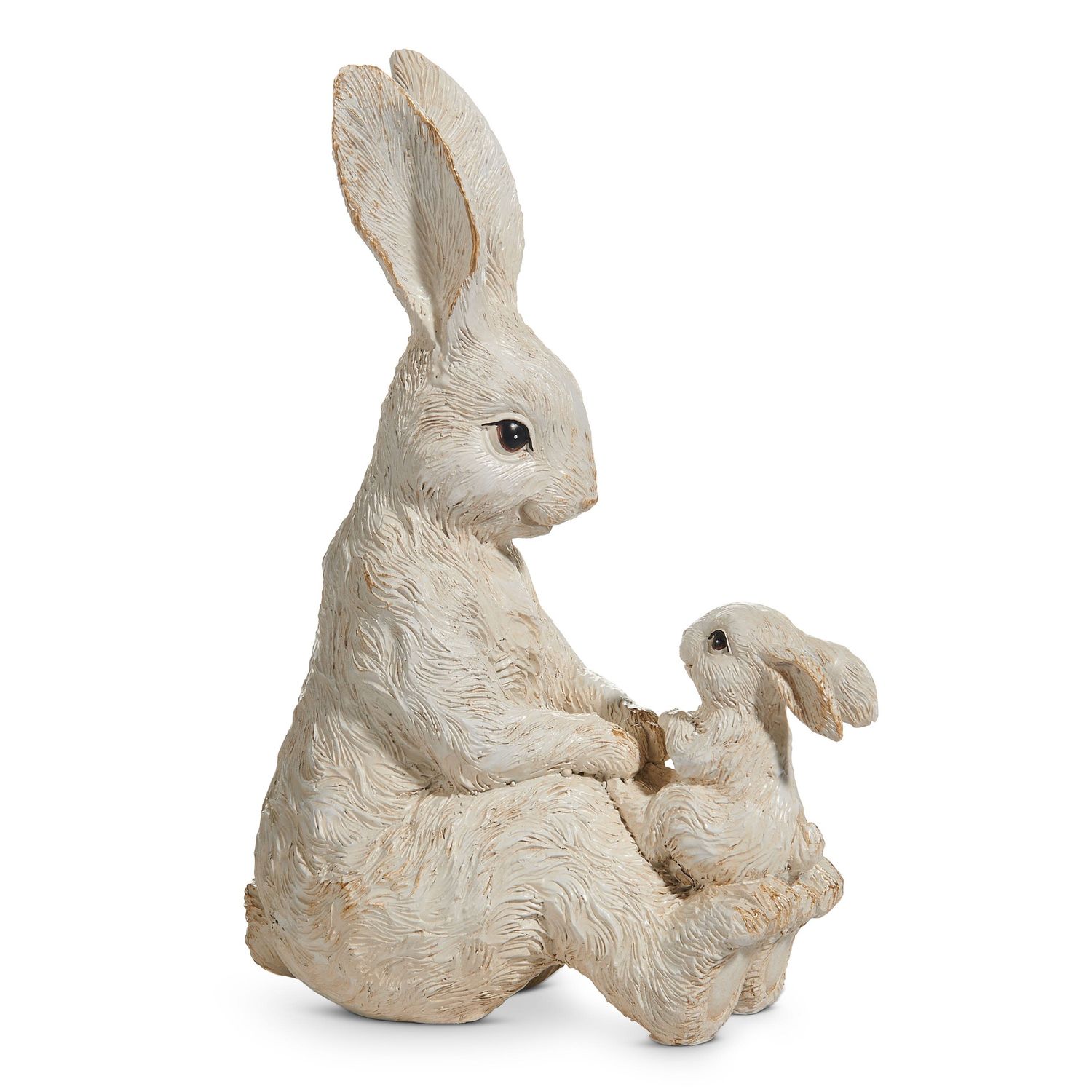 White Bunny And Baby - 7"