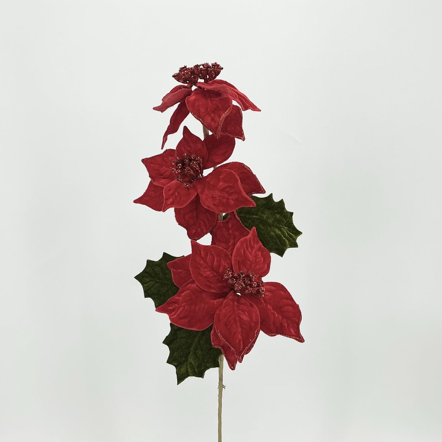 Poinsettia Spray - 23"