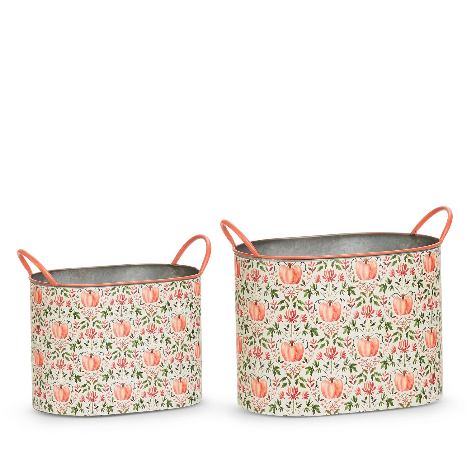 Pumpkin Vine Decor Bucket - Small - 11.5"