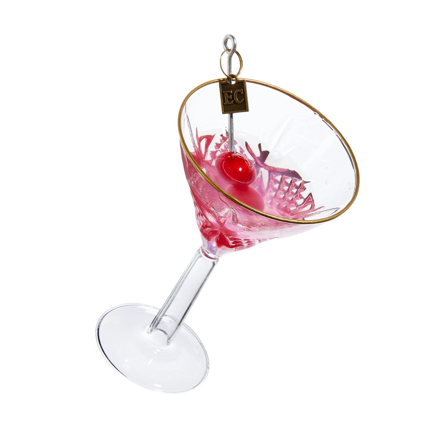 Pink Martini Ornament - 5.5"