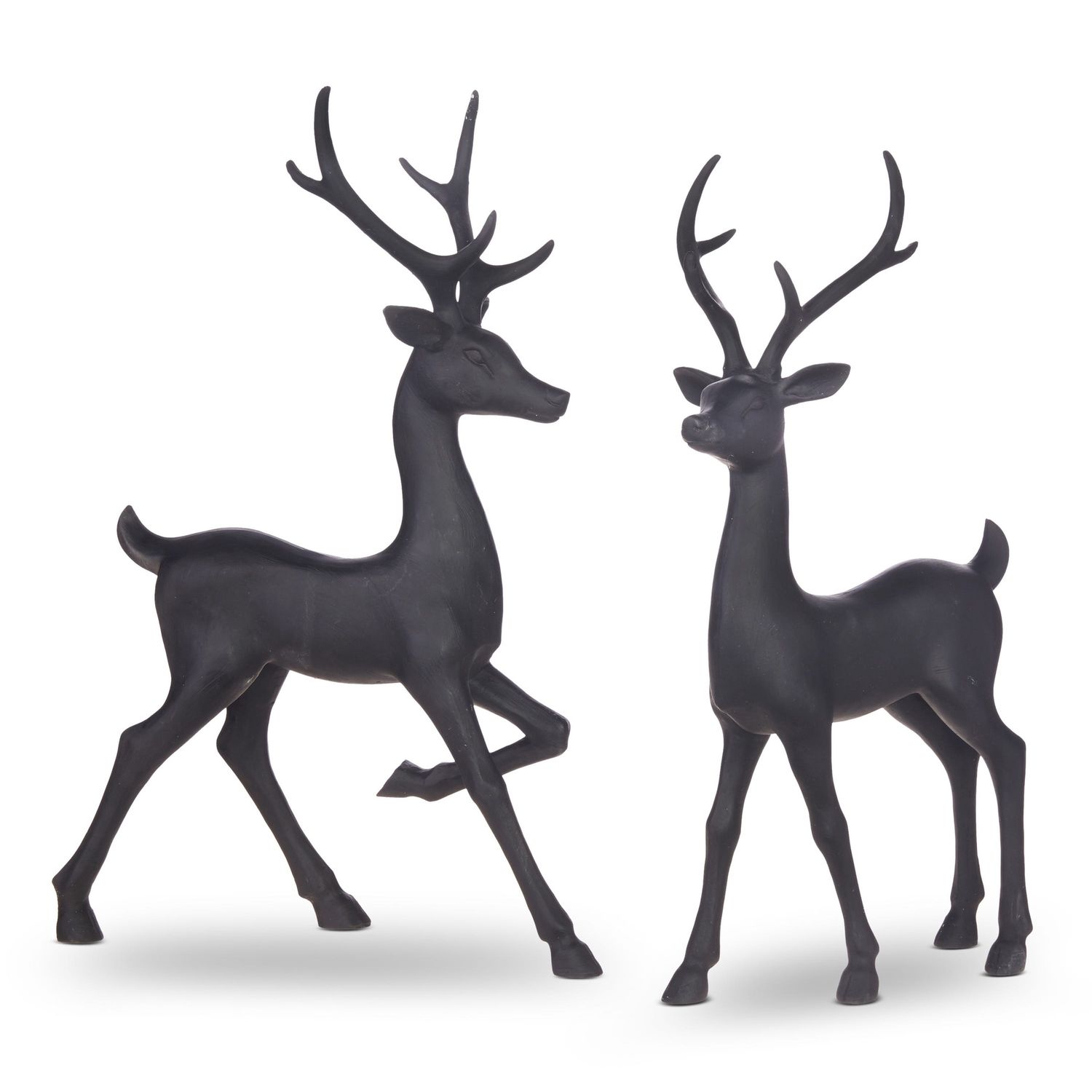 Matte Black Deer - 2 Assorted