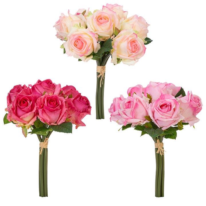 Rose Bundle - 12" - Real Touch - 3 Styles - Sold Individually