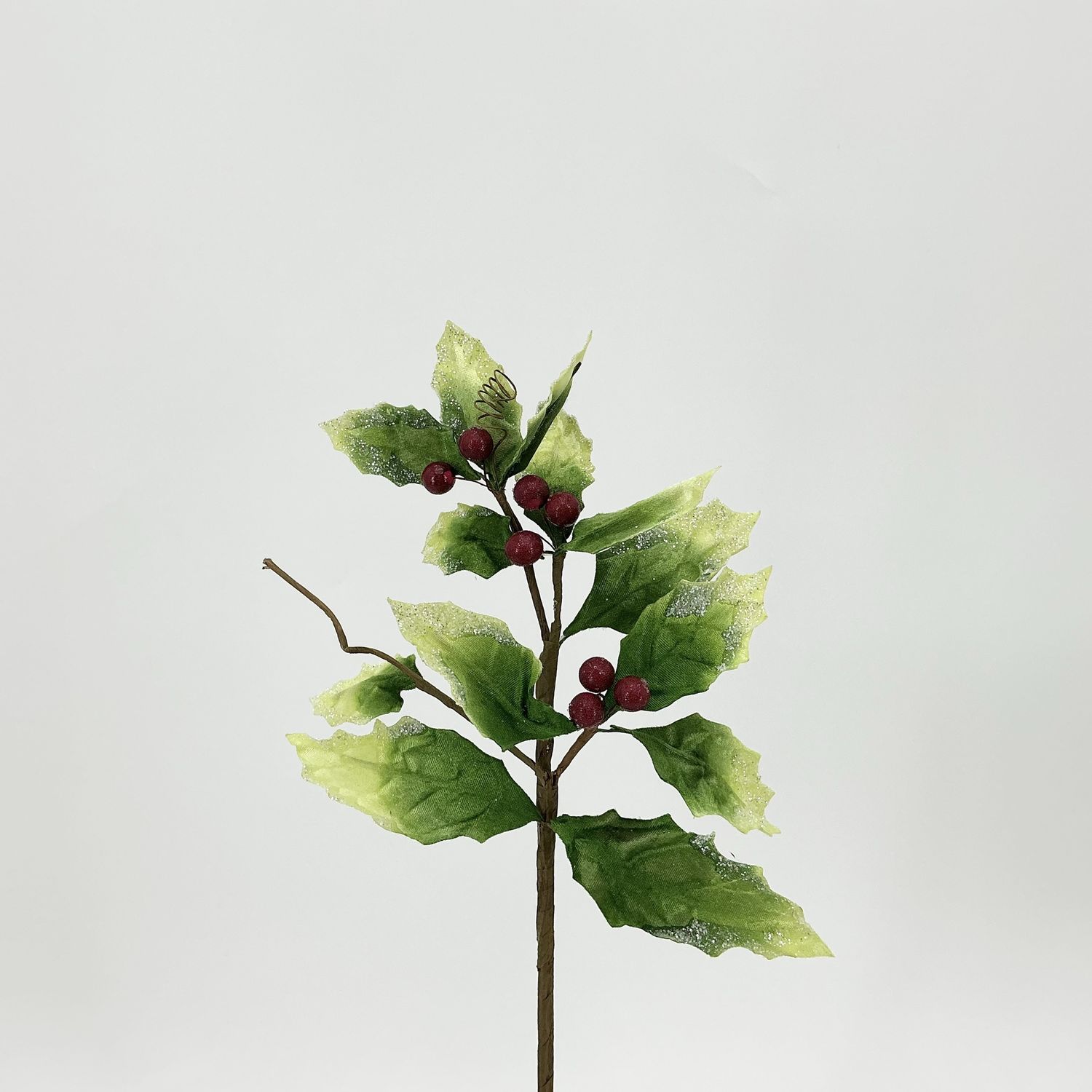 Holly Pick - 16.5" - Glittered Edge