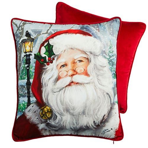 Santa Portrait Pillow - 18"