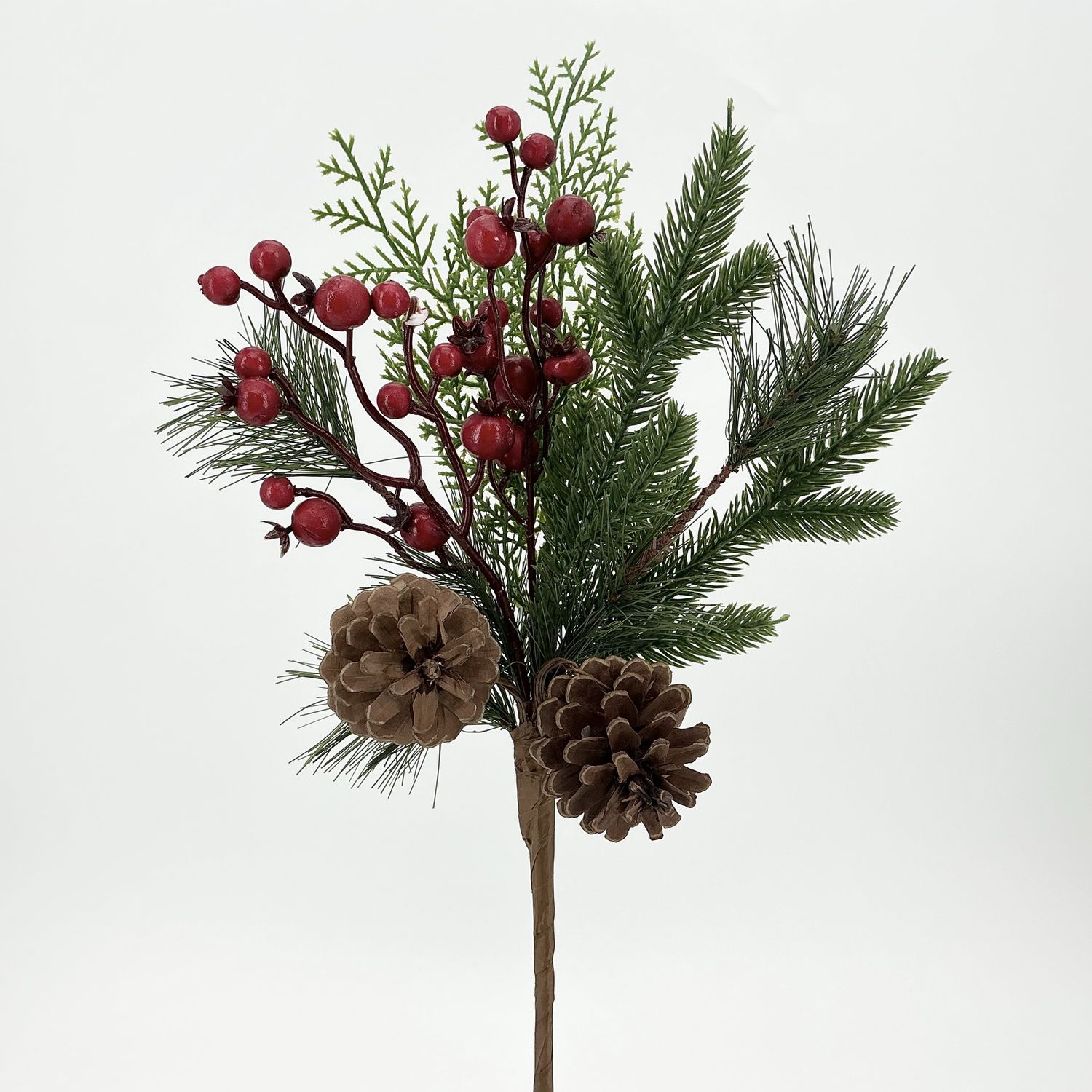 Pinecone &amp; Berry Pick - 15" - Assorted