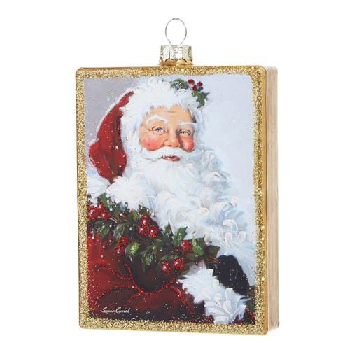 Square Santa Ornament