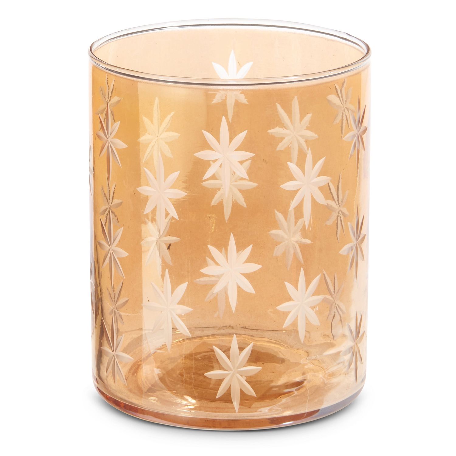 Etched Gold Star Container - Medium - 5"