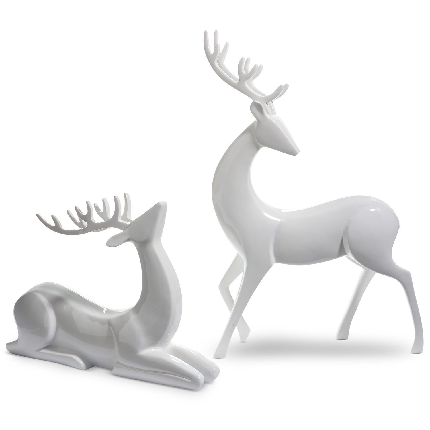 Shiny White Deer - 22" - 2 Styles