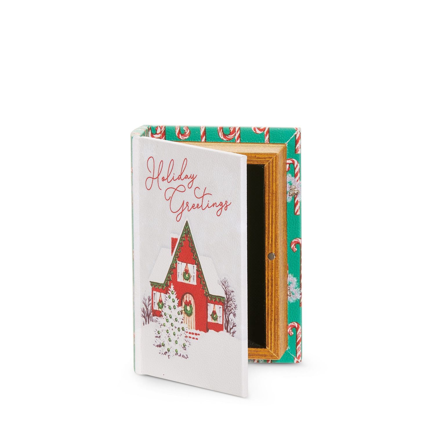 Snowman And House Mini Book Box - 6"