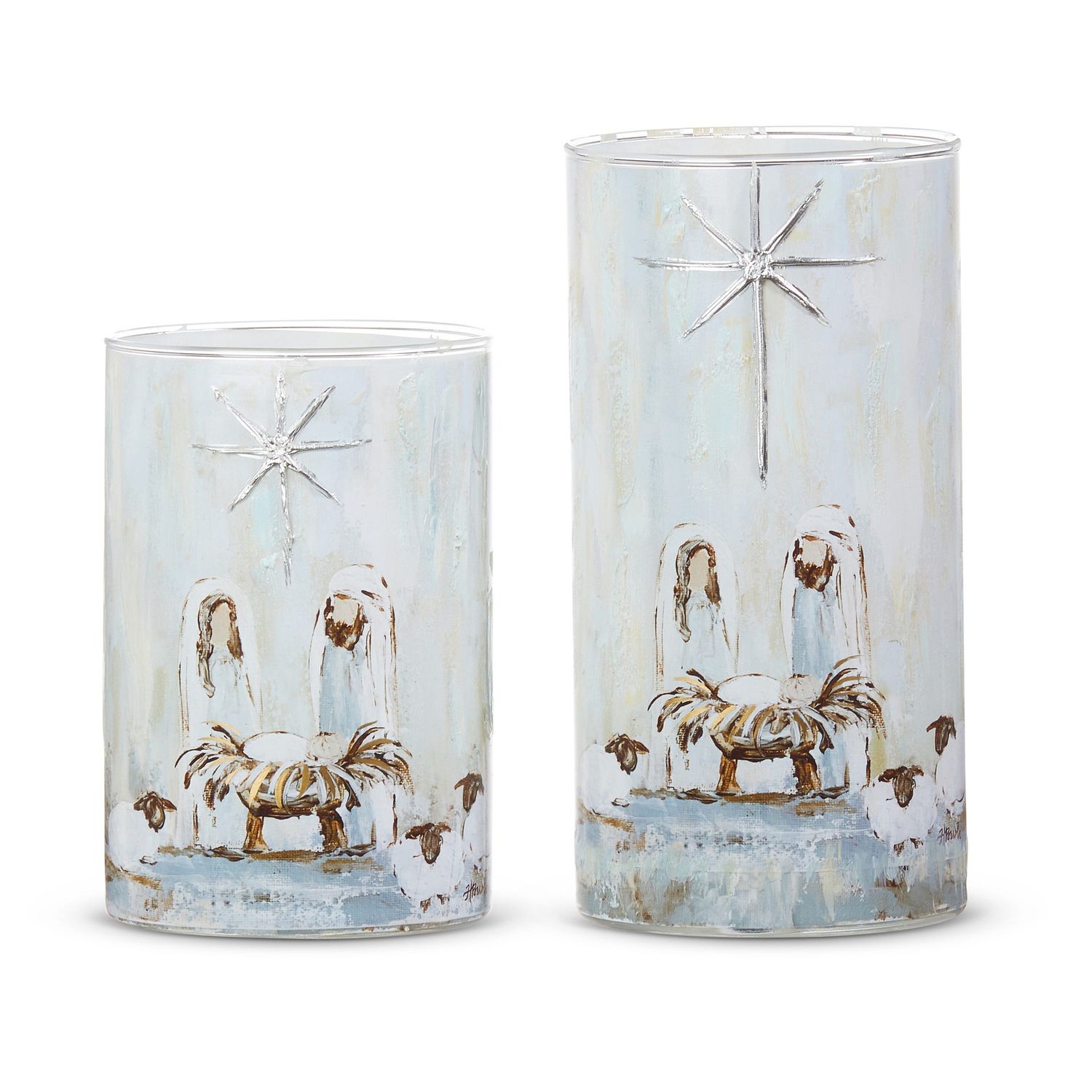 Holy Family Candleholder - Small