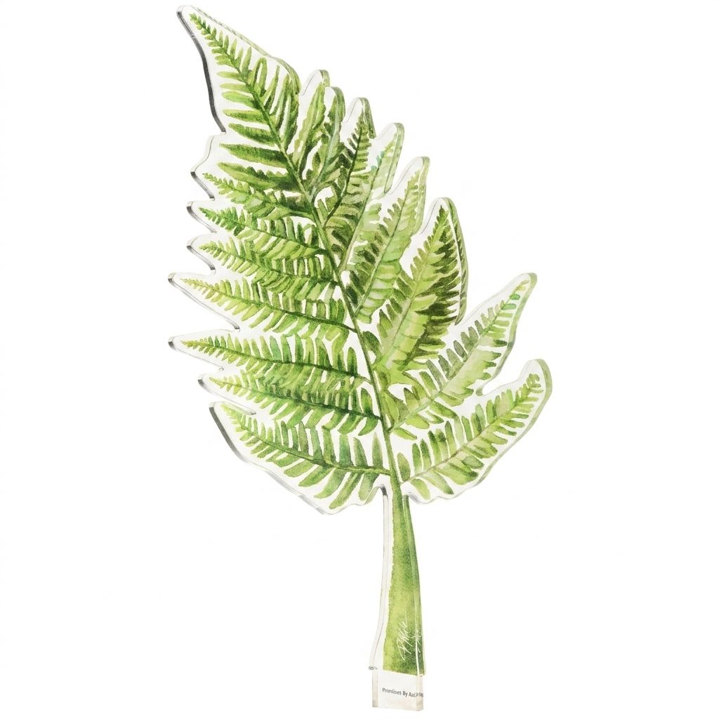 Acrylic Stem Fern Frond