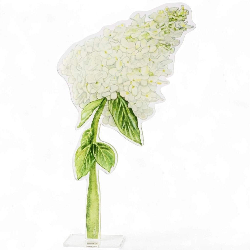Acrylic Stem Hydrangea