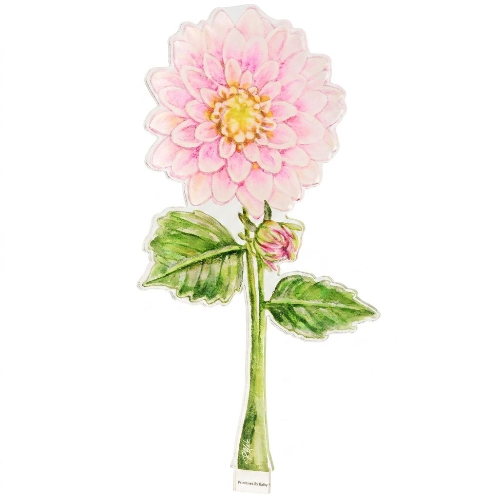 Acrylic Stem Dahlia