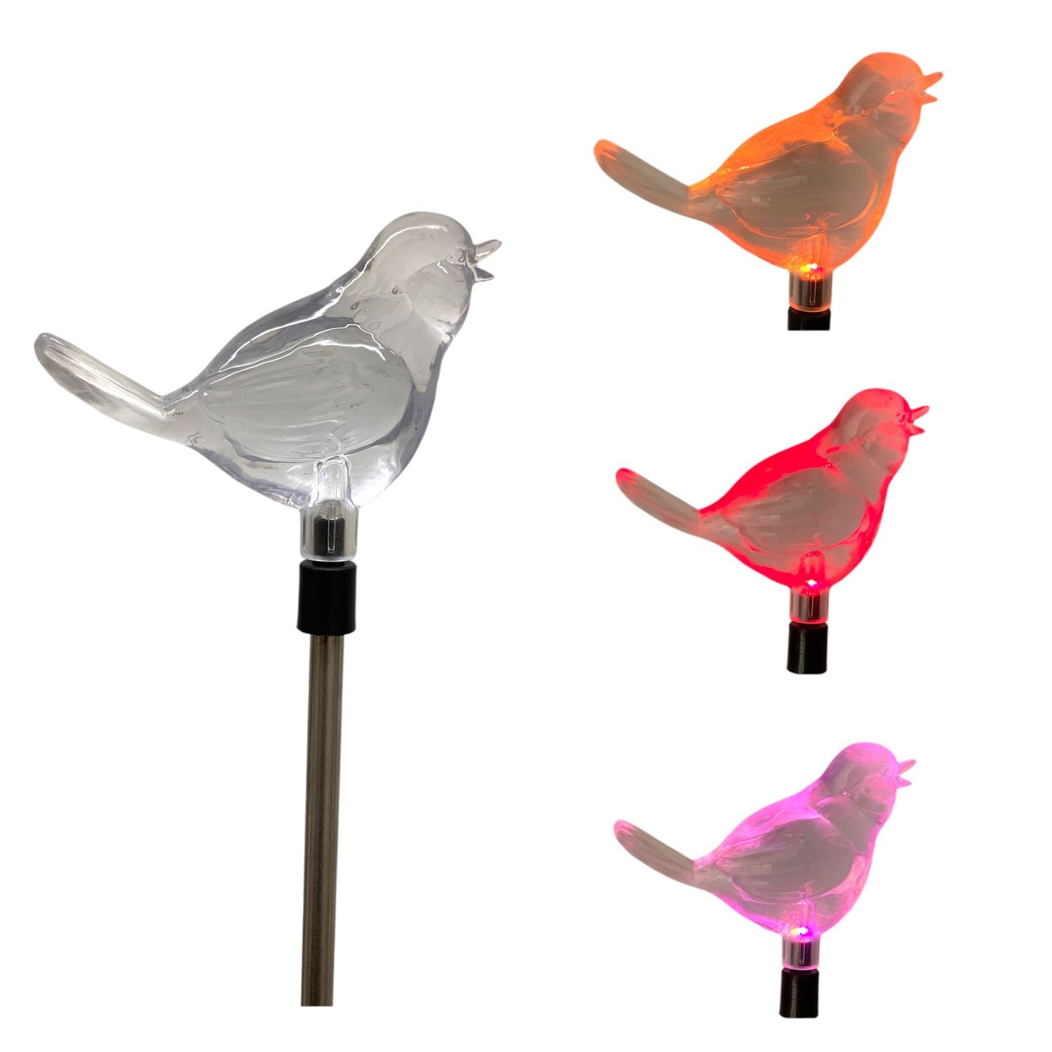 Solar Bird Garden Stake