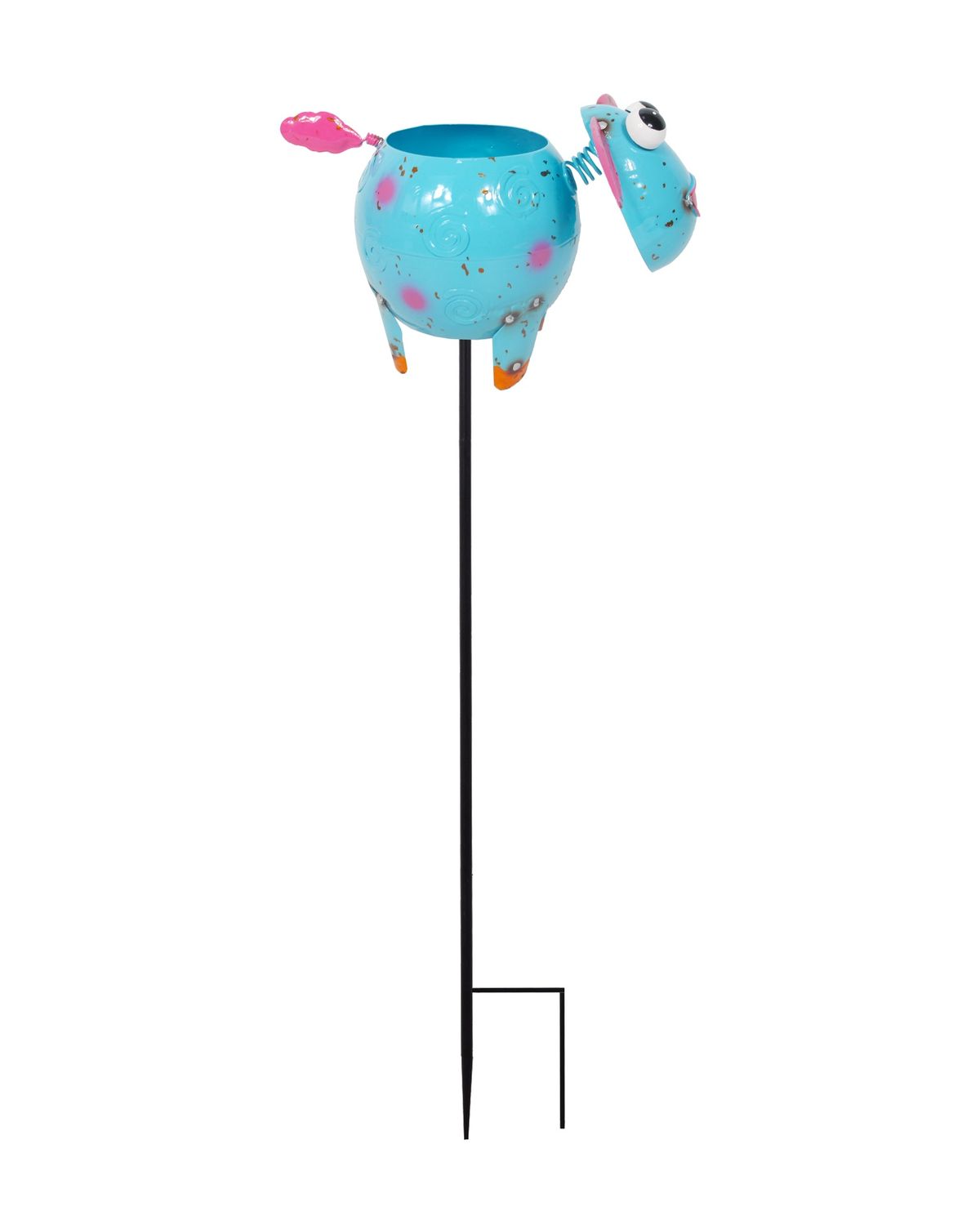 Metal Sheep Planter Garden Stake 28"