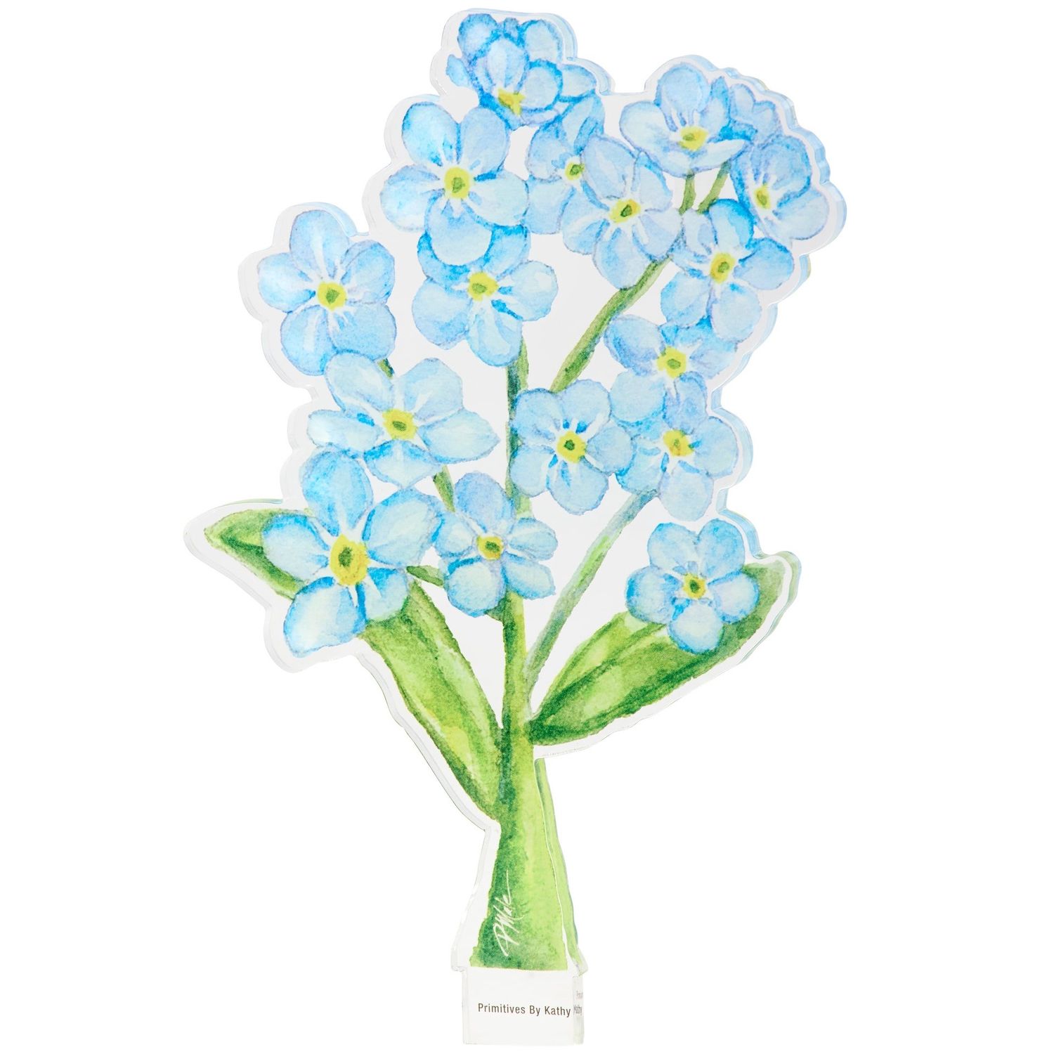 Acrylic Stem Forget Me Not