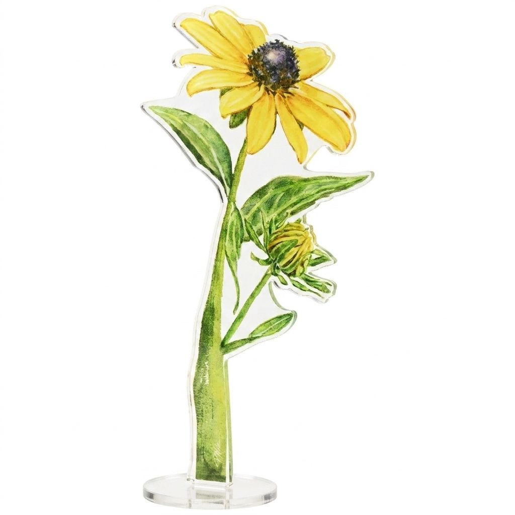 Acrylic Stem Black Eyed Susan