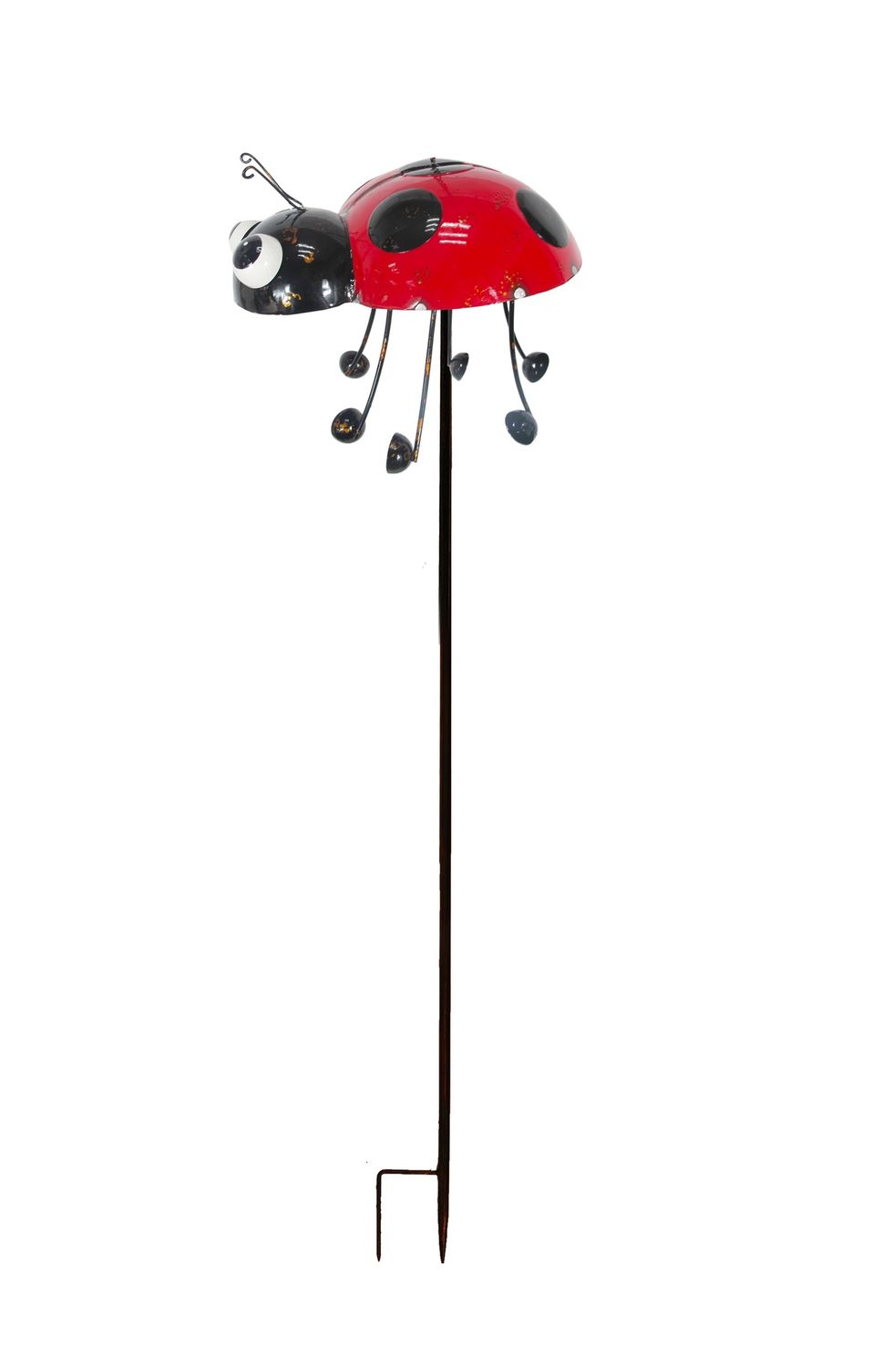 Ladybug Stake W/ Kinetic Spinning Legs 35"