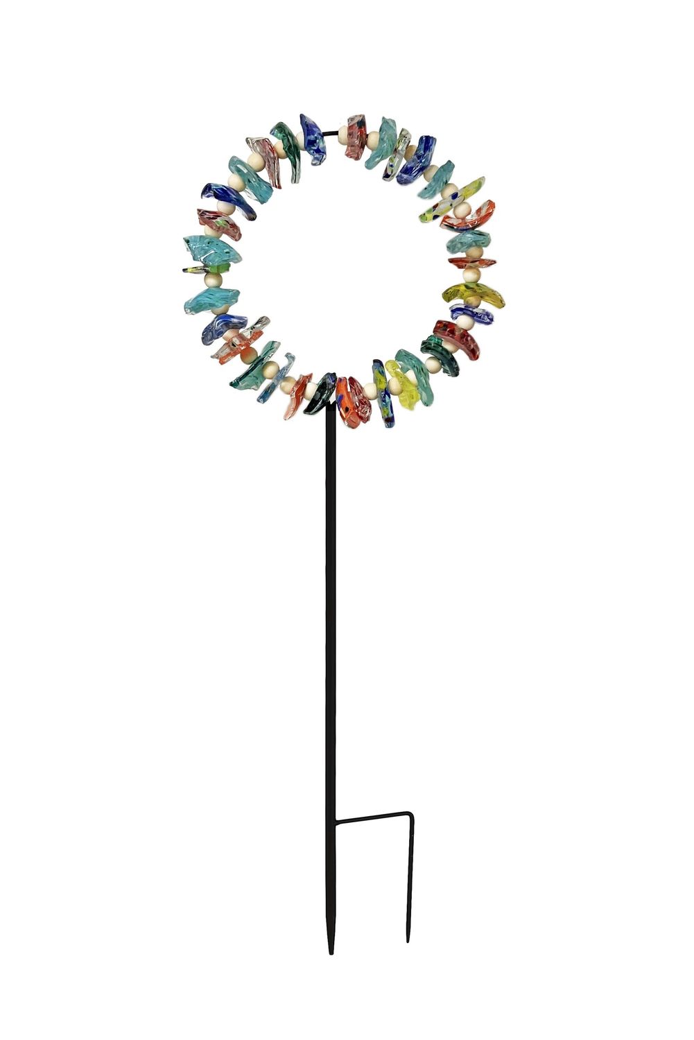 Colorful Glass Shards Suncatcher Stake