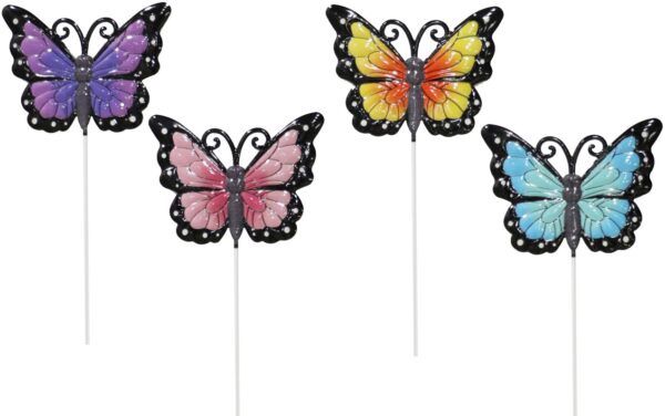 Butterfly Garden Pick 24" - 4 Styles - Sold Individually