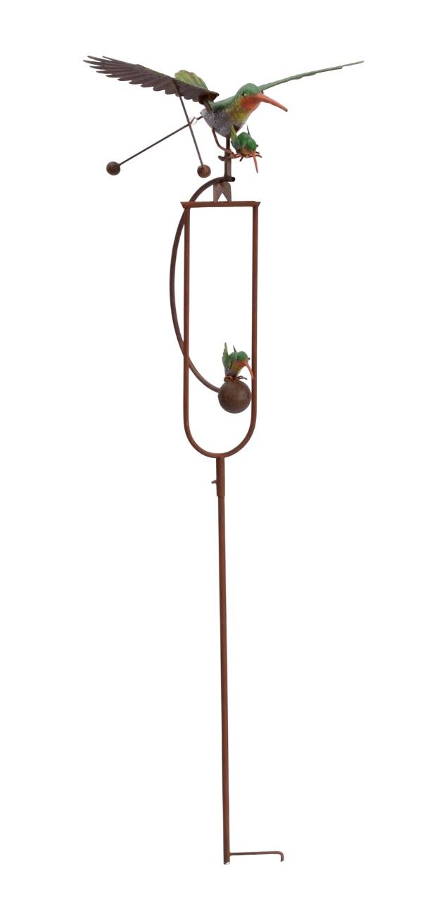 Hummingbird Balancer Garden Stake 52"