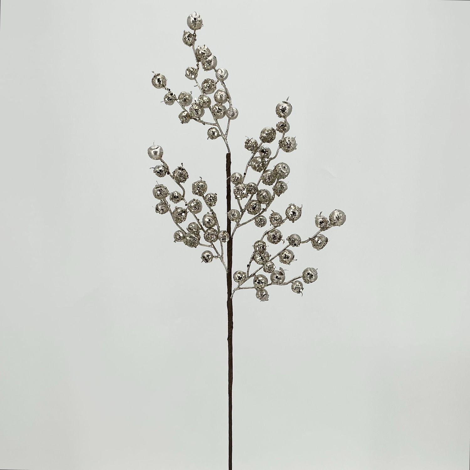 Bead Berry Spray - 27" - Outdoor - Gold