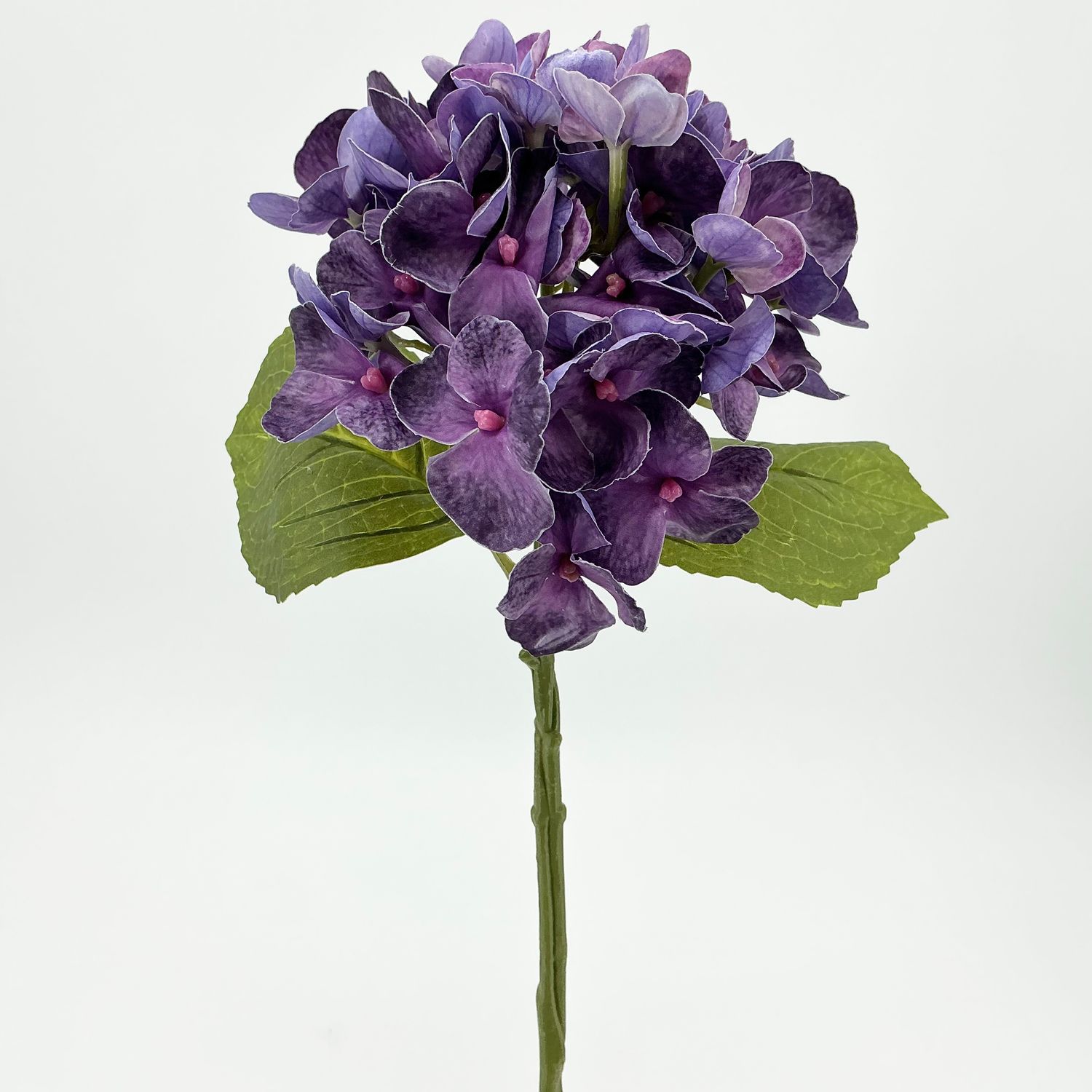 Real Touch Hydrangea Pick - 14" - Purple