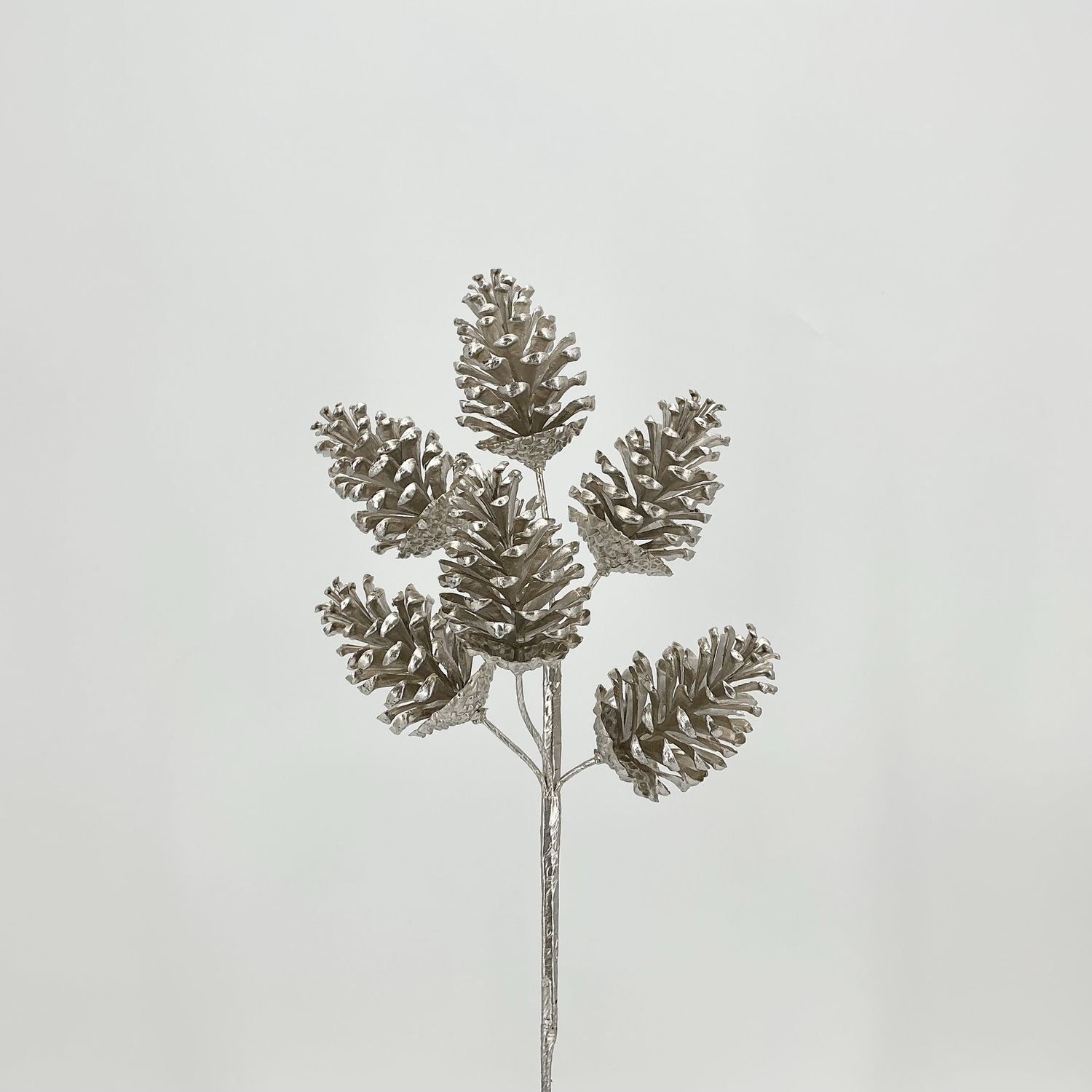 Pine Cone Stem - 19" - Platinum