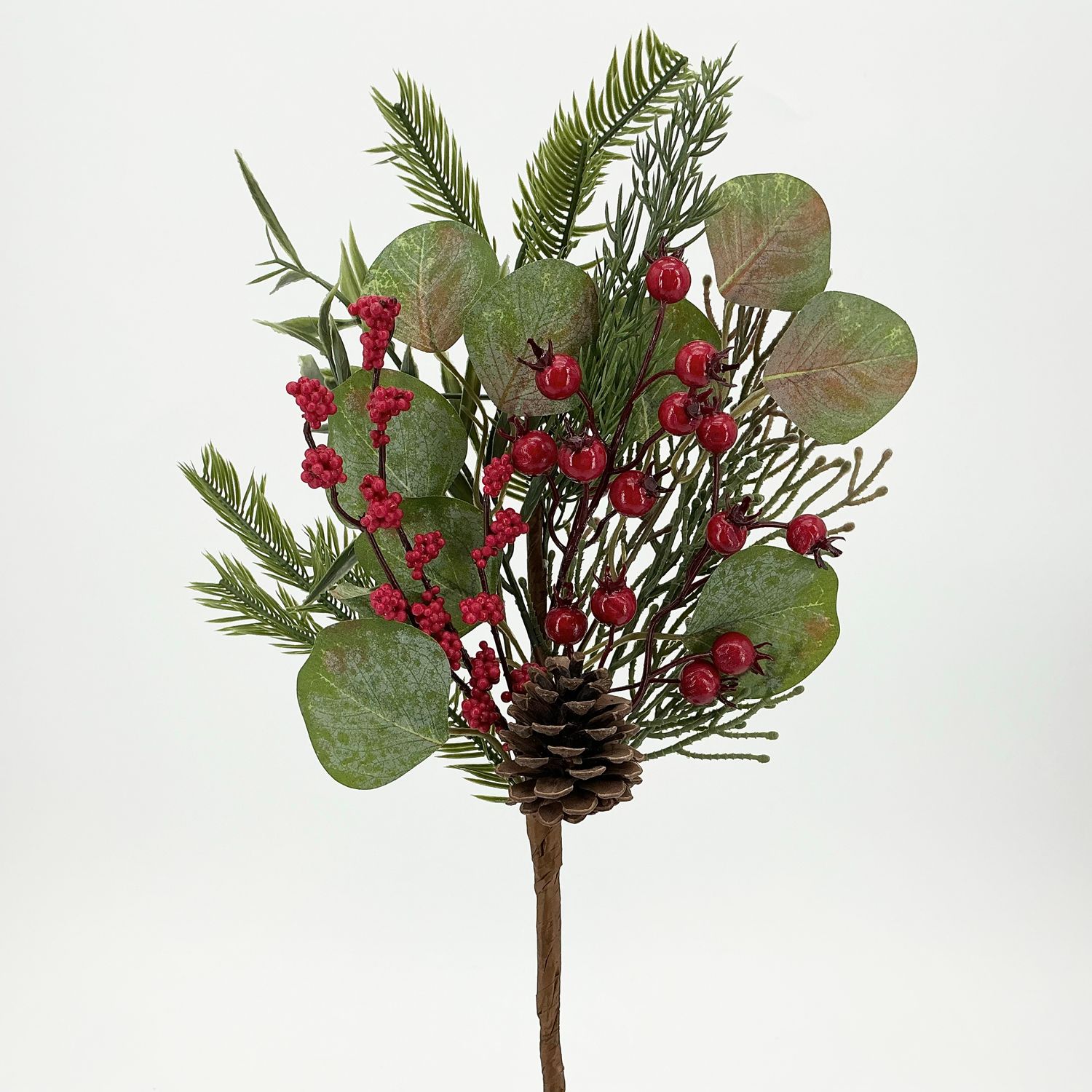 Mix Pine W/ Berry Stem - 16"