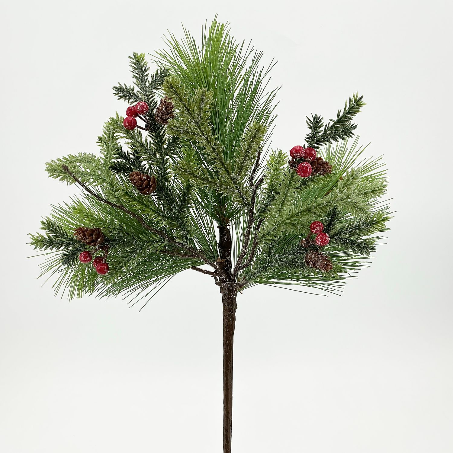 Frosted Evergreen Pick - 14"